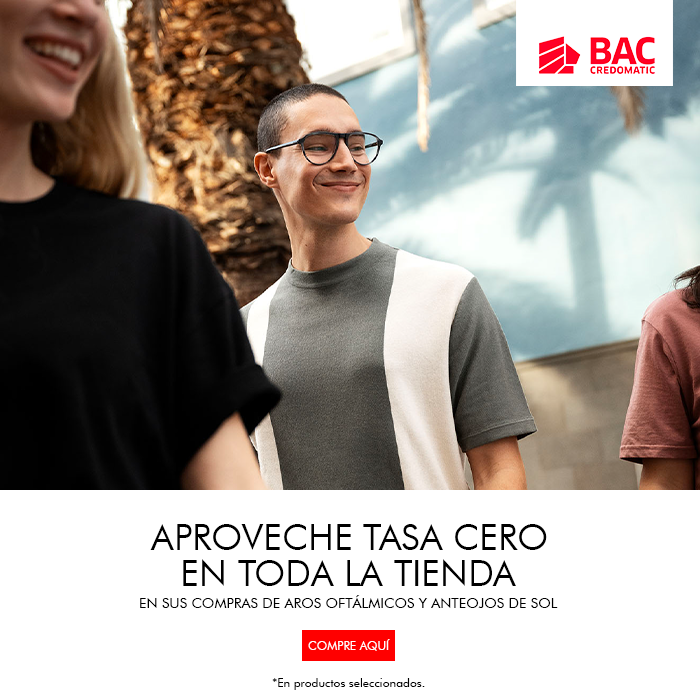 Compra ahora los mejores Anteojos de Sol con hasta un 30% de descuento. Aplica a productos seleccionados. Solo en OpticasVision.co.cr