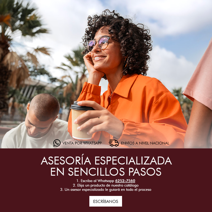 Asesoría personalizada en cada una de tus compras. Te acompañamos para hacer de tu experiencia de compra la mejor. Solo en OpticasVision.co.cr