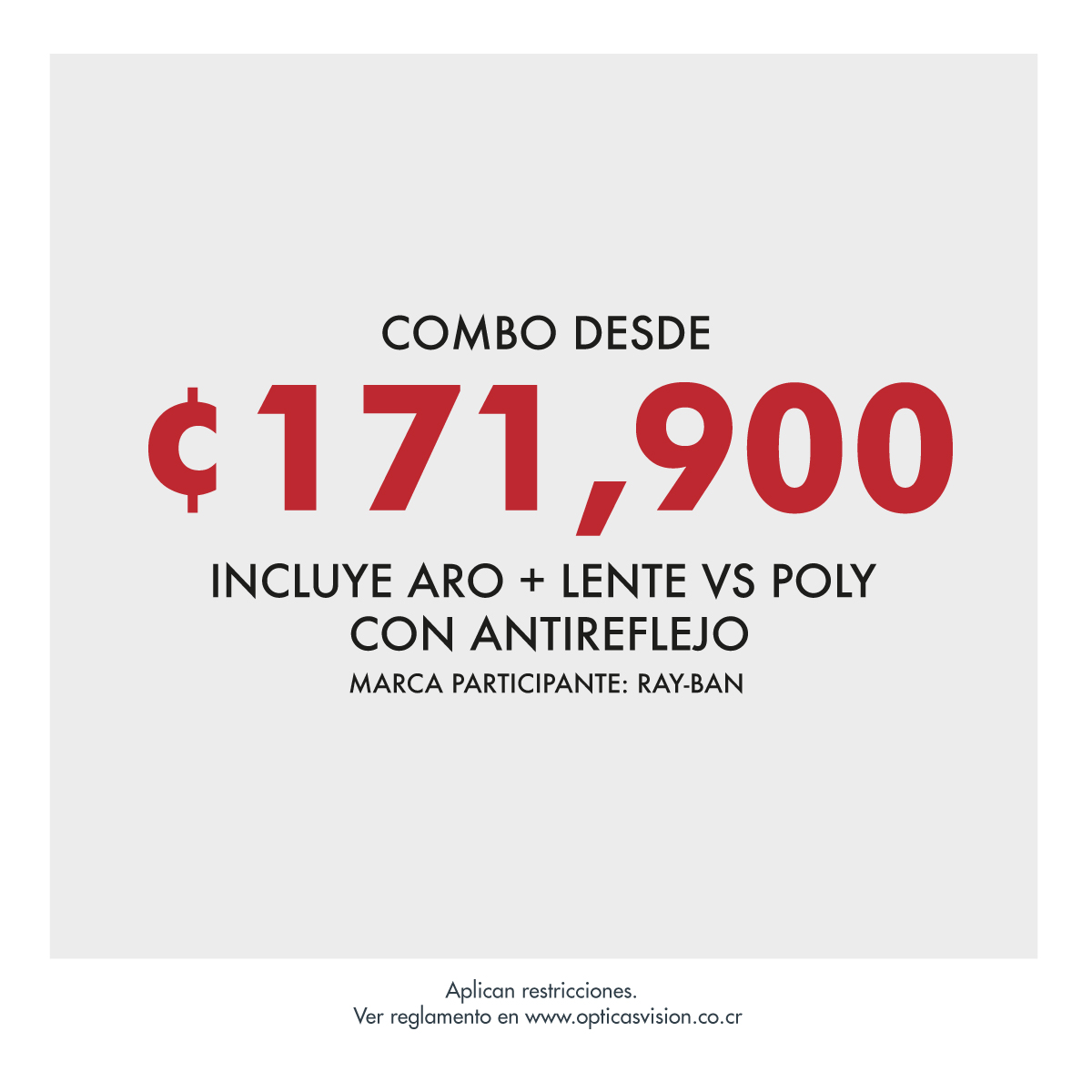 COMBO - RAY BAN MID (En Medio de Ray Ban)