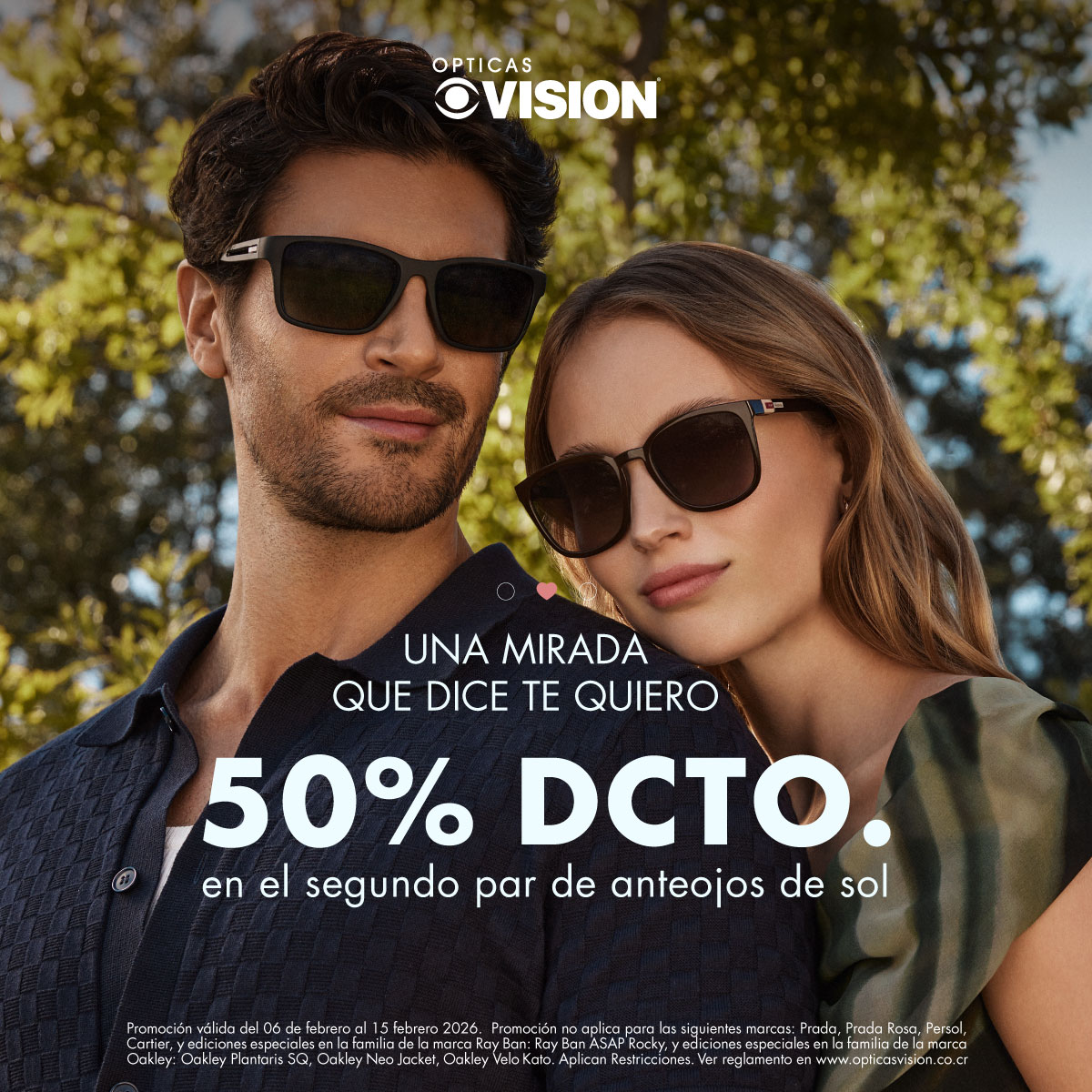 San Valentín - Lentes Sol 2026