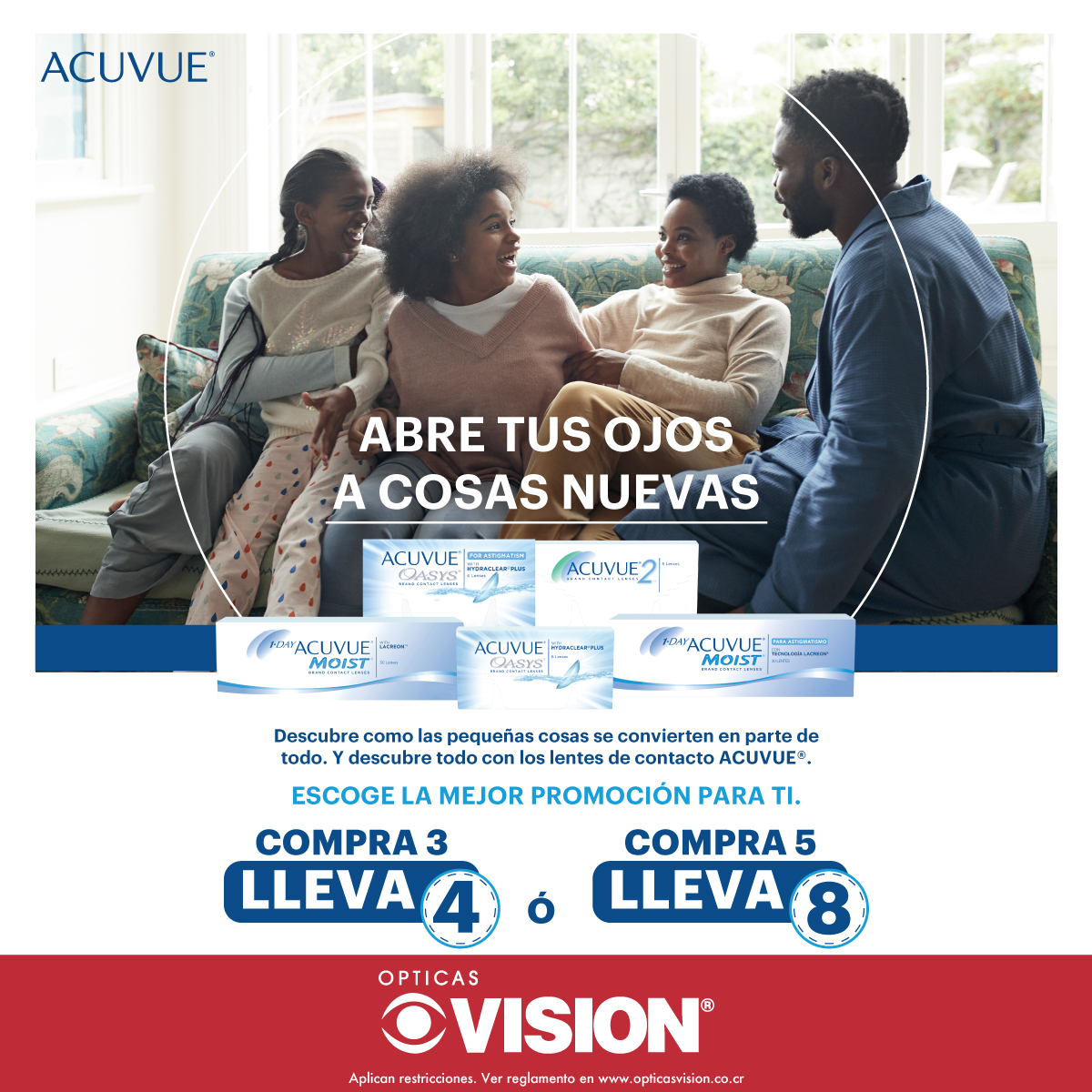 Acuvue - Compre 3 lleve 4